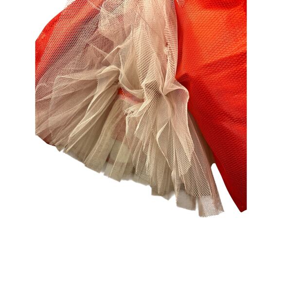 Vtg Red Satin Girls Nautical Sailor Costume Dress approx. SZ 9-12yrs - Picture 3 of 8